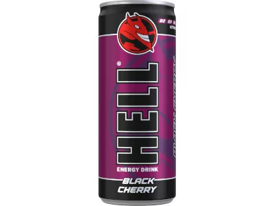 Hell 250ml Black Cherry DRS