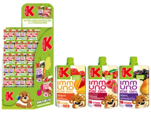 Display Kubu Immuno püré 100g 3íz 360db