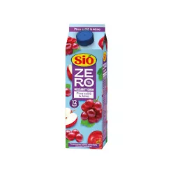 Sió 1l Zero 19% Piros szőlő-Alma