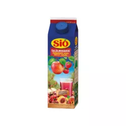 Sió 1l 12% Őszibarack-alma-meggy-málna