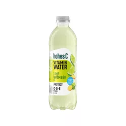 Hohes C 0,5l vitamin víz Antiox Protect Lime-Gyömbér DRS