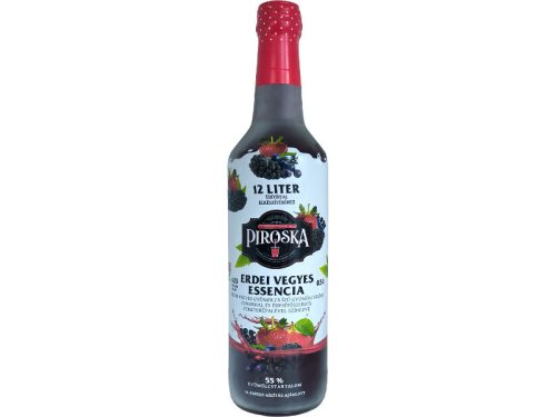 Piroska szörp Essencia 0,5l 55% Erdei Vegyes DRS