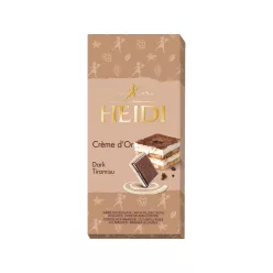 Heidi 90g Creme dOr Dark Tiramisu - Étcsokoládé