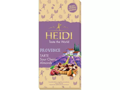 Heidi 80g Provance Tarte Sour Cherry Almond fehér csokoládé