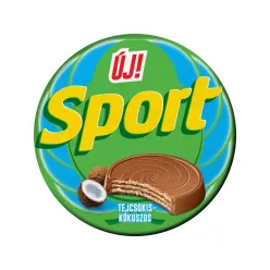 Sport érem 30g Kókuszos-Tejcsokis