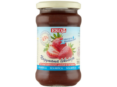 EKO 310g Csökkentett szénhidrát tart.nagymama lekvár Szamóca