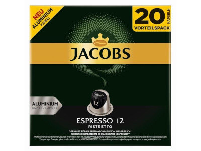 JDE Jacobs NCC 20db kapszula Espresso Ristretto 12 104g