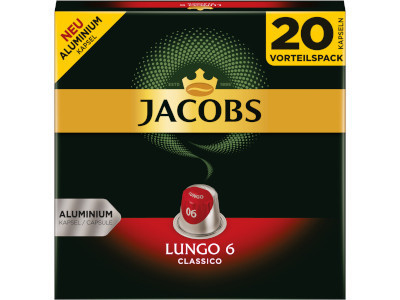 JDE Jacobs NCC 20db kapszula Lungo 6 104g