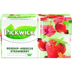 Pickwick gyógytea Csipkebogyó Eperízű 20*2,5g