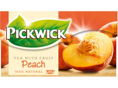 Pickwick fekete tea Őszibarack 20*1,5g