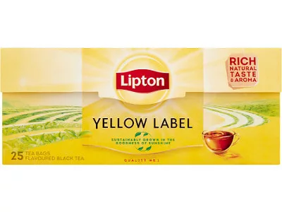 Lipton 25*2g Yellow Label fekete tea