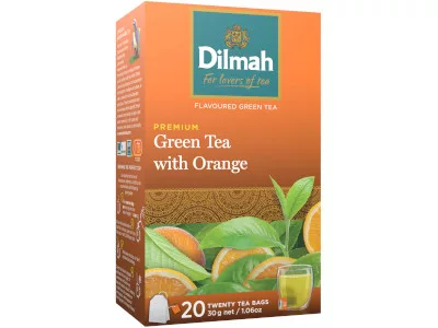 Dilmah Green tea 20*1,5g with Orange