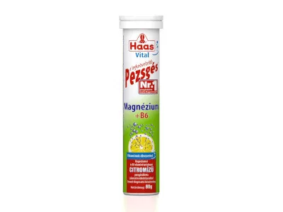 Haas pezsgőtabletta 80g Magnézium