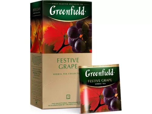 Greenfield Herbal tea 25*-2g Festive Grape
