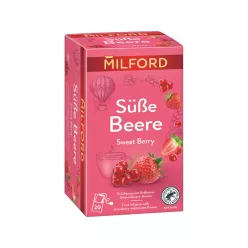 Milford gyümölcstea 20*2g Földieper-Ribizli