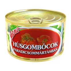 Menü 400g Húsgombóc paradicsommártásban