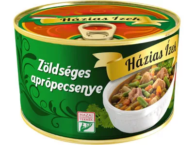 Házias ízek 400g Zöldséges aprópecsenye
