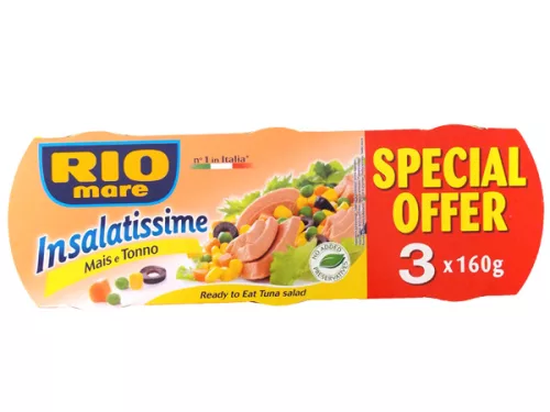 Rio Mare Insalatissime 3x160g Kukoricás