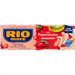 Rio Mare tonhal 3*65g Chili paprikával olívaolajban