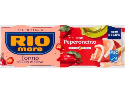 Rio Mare tonhal 3*65g Chili paprikával olívaolajban