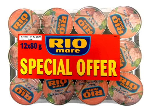 Rio Mare tonhal 12*80g Olivaolajban