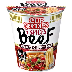 Nissin Cup Noodles 64g Fűszeres marha