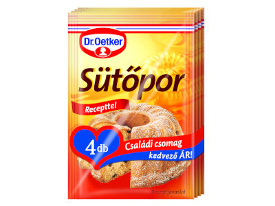 Dr.Oetker Sütőpor 4*12g családi csomag
