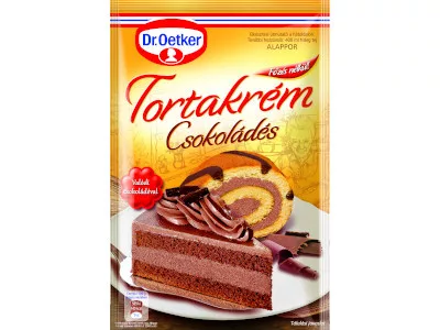 Dr.Oetker tortakrém alappor 145g Csokis