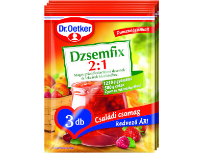 Dr.Oetker Dzsemfix 2:1 3*25g családi csomag