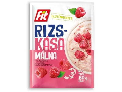 Fit reggeli rizskása 60g Málnás nádcukorral és inulinnal