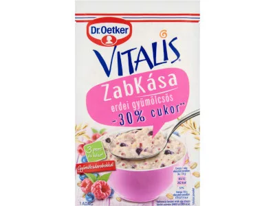 Dr.Oetker V.zabkása 53g -30% cukor Erdei gyümölcsös