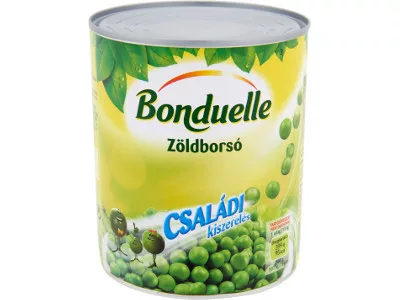 Bonduelle Zöldborsó 800g Családi XXX