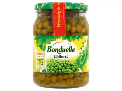 Bonduelle Zöldborsó 530g üveges