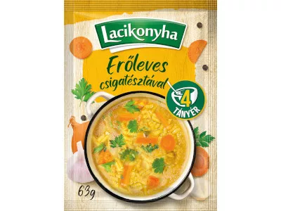 Lacikonyha leves Erőleves csigatésztával 63g