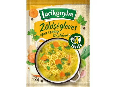 Lacikonyha leves Zöldségleves eperszalag tésztával 52g