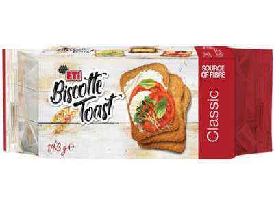 Biscotte kétszersült ETI 143g Classic