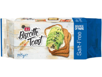 Biscotte kétszersült ETI 148g Salt Free - Sótlan