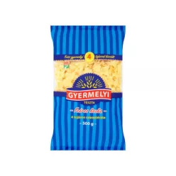 Gyermelyi tészta 500g Fodros kocka - 4tojásos