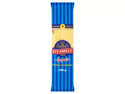 Gyermelyi tészta 500g Spagetti - 4tojásos