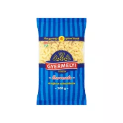 Gyermelyi tészta 500g Szarvacska - 4tojásos