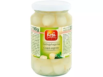 Kofa Gyöngyhagyma 370ml édesítővel,édes-savanyú,pikáns