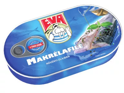 EVA makrélafilé 170g Növényi olajban