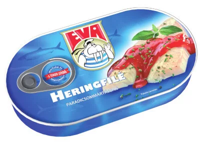 EVA heringfilé 170g Paradicsommártásban