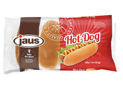 Jaus Hot Dog 250g 4db