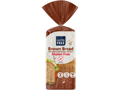 NutriFree Glutén-és laktózmentes kenyér 300g Teljes kiőrlésű