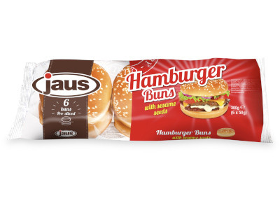 Jaus Hamburger 300g Szezámmagos 6db