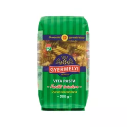 Gyermelyi Vita Pasta 500g Fusili tricolor- zöldséges