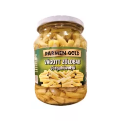 Parmen Gold 720ml Sárgahüvelyű Zöldbab, vágott