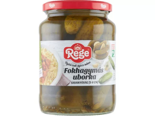 Rege Fokhagymás Uborka 5-8 cm 720ml XXX