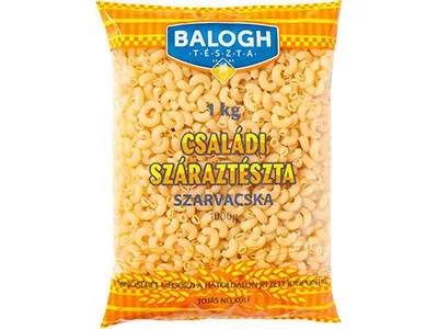 BALOGH tészta 1kg Szarvacska